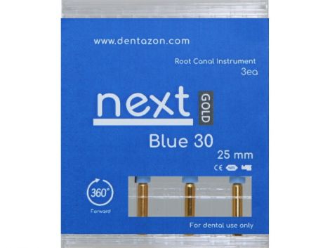 Next Gold Blue 30 Root Canal Endodontic File (3ea.)