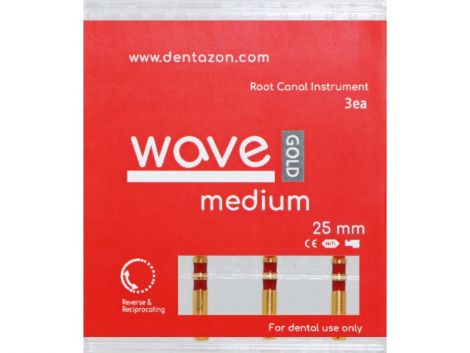Wave Gold Root Canal Endodontic File (3ea.)